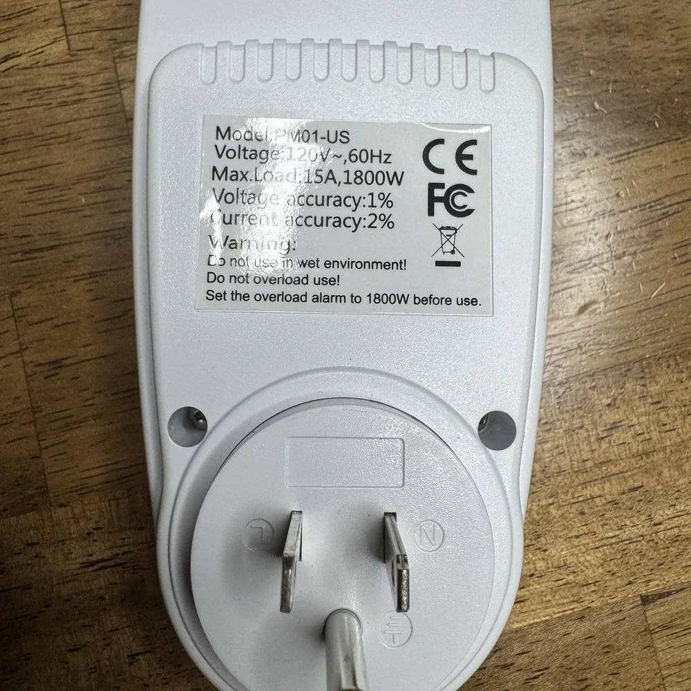 Energy Saving Analyzer Digital Power Monitor Watt Amps Volt Electricity Monitor